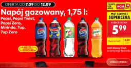 Biedronka Napój gazowany Pepsi, Pepsi Twist, Pepsi Zero, Mirinda, 7up, 7up Zero oferta