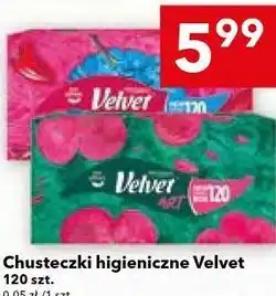 Lewiatan Chusteczki higieniczne Velvet oferta