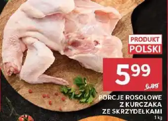 Porcje Rosołowe z Kurczaka ze Skrzydełkami