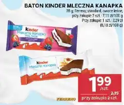 Stokrotka Kinder Mleczna Kanapka oferta