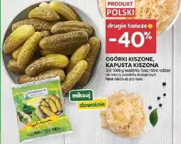 Stokrotka Ogórki kiszzone, kapusta kiszona oferta