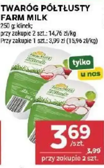 Stokrotka Twaróg Półtłusty Farm Milk oferta
