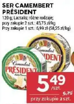 Stokrotka Ser Camembert Président oferta