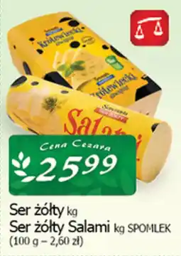 Cezar Delikatesy Ser żółty Salami SPOMLEK oferta