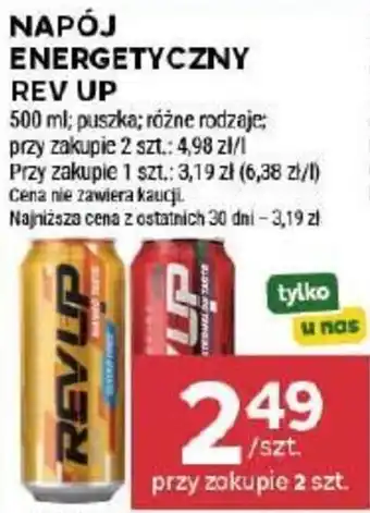 Stokrotka Napój Energetyczny Rev Up oferta