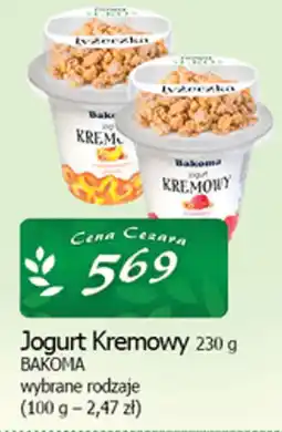 Cezar Delikatesy Jogurt Kremowy BAKOMA oferta
