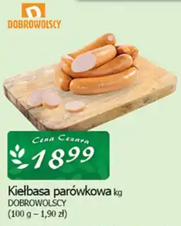 Cezar Delikatesy Kiełbasa parówkowa DOBROWOLSCY oferta