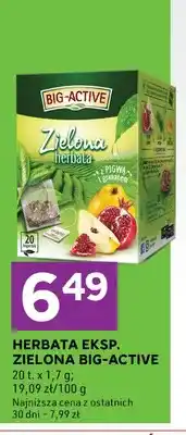 Stokrotka Herbata ekspresowa zielona Big-Active oferta