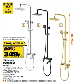 OBI Kolumna prysznicowa OnLine oferta