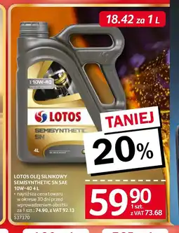 Selgros Olej silnikowy Lotos oferta
