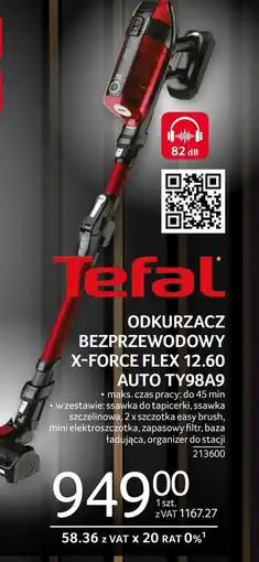 Selgros Odkurzacz bezprzewodowy Tefal oferta
