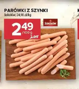 Stokrotka Parówki z szynki Sokołów oferta