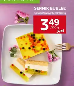 Stokrotka Sernik Bublee Cukiernia Staropolska oferta