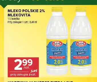 Stokrotka Mleko polskie Mlekovita 2% oferta