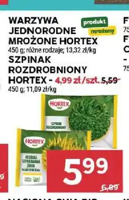 Stokrotka Warzywa jednorodne mrożone Hortex oferta
