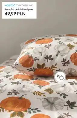 Sinsay Komplet pościeli w dynie oferta