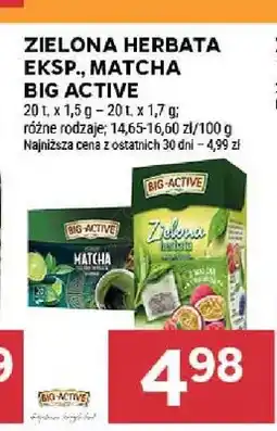 Stokrotka Zielona herbata ekspresowa Big-Active oferta