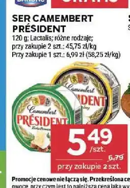 Stokrotka Ser Camembert Président naturalny oferta