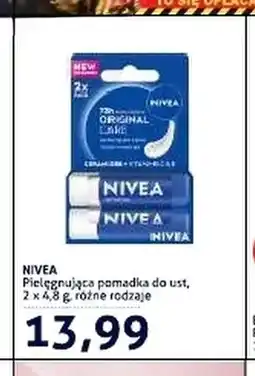 Blue Stop Pielęgnująca pomadka do ust 2-pak Nivea oferta