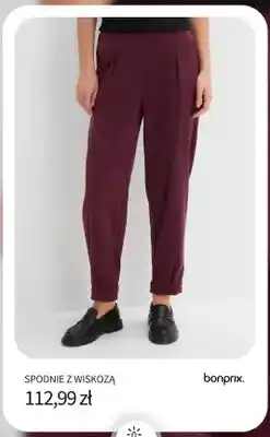 BonPrix Spodnie z wiskozą Bonprix oferta