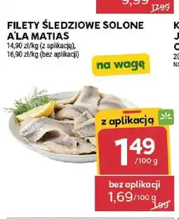 Stokrotka Filety śledziowe solone a'la matias na wagę oferta