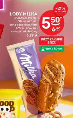 Żabka Lody Milka oferta