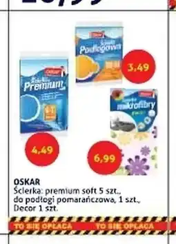 Blue Stop Ścierka do podłogi pomarańczowa Oskar oferta