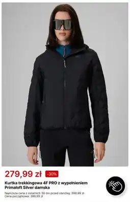 4F Kurtka trekkingowa 4F PRO z wypełnieniem Primaloft Silver damska oferta