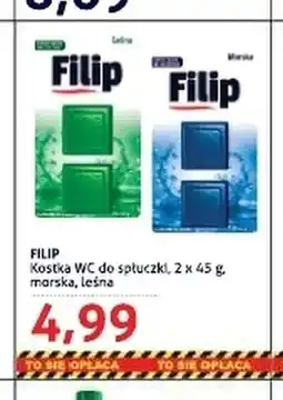 Blue Stop Kostka WC do spłuczki morska 2-pak Filip oferta