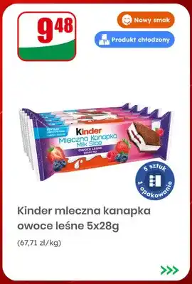 Dino Kinder mleczna kanapka owoce leśne 5-pak oferta