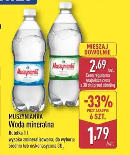 ALDI Woda mineralna Muszynianka oferta