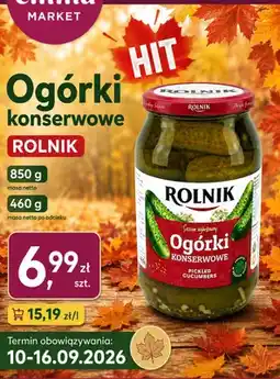 EMMA market Ogórki konserwowe Rolnik oferta
