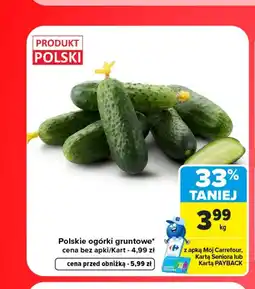 Carrefour Ogórki Carrefour oferta