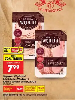 Biedronka Szynka Kraina Wędlin oferta