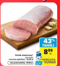 Carrefour Market Schab bez kości Carrefour oferta