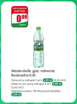 Dino Woda mineralna gazowana delikatnie Rodowita oferta