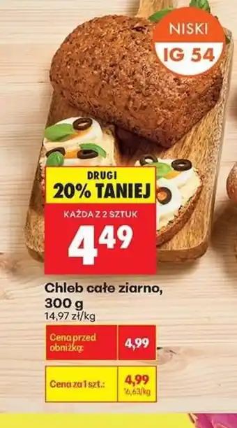 Biedronka Chleb całe ziarno oferta