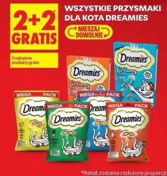 Biedronka Przysmaki dla kota Dreamies oferta