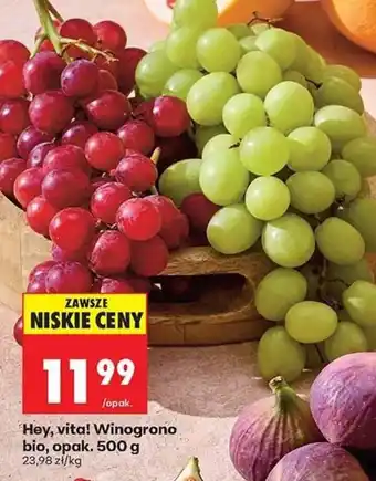 Biedronka Hey, vita! Winogrono bio oferta