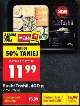 Biedronka Sushi Toshii oferta