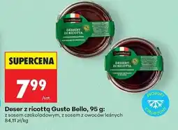 Biedronka Deser z ricottą Gusto Bello oferta