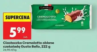Ciasteczka Cremolotto oblane czekoladą Gusto Bello