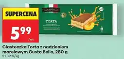 Biedronka Ciasteczka Torta z nadzieniem morelowym Gusto Bello oferta