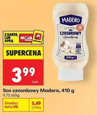 Biedronka Sos czosnkowy Madero oferta