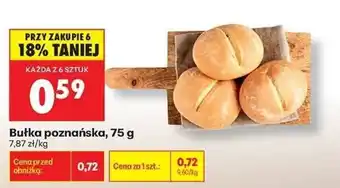 Biedronka Bułka poznańska oferta