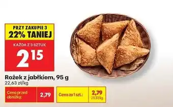 Biedronka Rożek z jabłkiem oferta