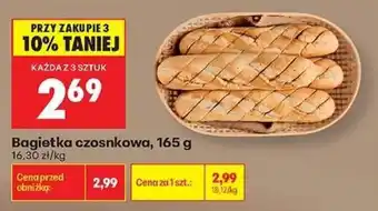 Biedronka Bagietka czosnkowa oferta