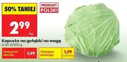 Biedronka Kapusta na gołąbki oferta