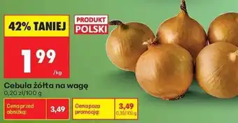Biedronka Cebula żółta oferta