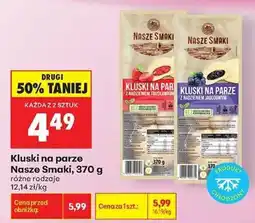 Biedronka Kluski na parze Nasze Smaki oferta